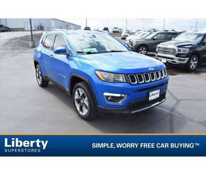 2019 Jeep Compass Limited 4x4 is a Blue 2019 Jeep Compass Limited SUV in Rapid City SD