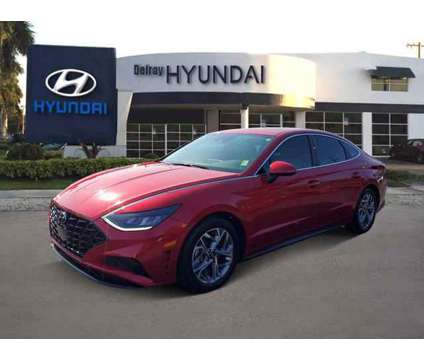 2021 Hyundai Sonata SEL is a Red 2021 Hyundai Sonata Sedan in Delray Beach FL