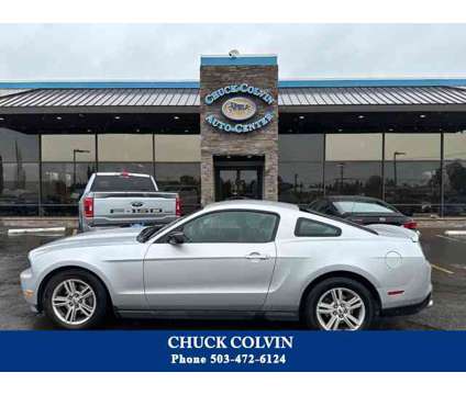 2012 Ford Mustang V6 Premium is a Silver 2012 Ford Mustang V6 Car for Sale in Mcminnville OR
