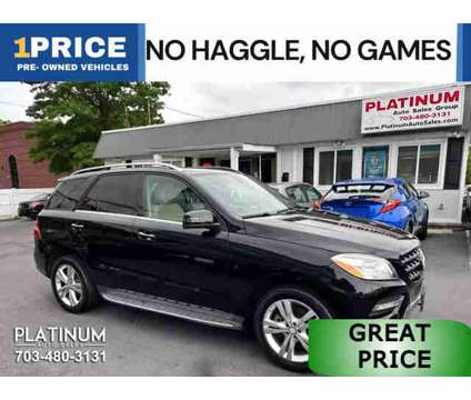 2015 Mercedes-Benz M-Class for sale is a Black 2015 Mercedes-Benz M Class Car for Sale in Arlington VA