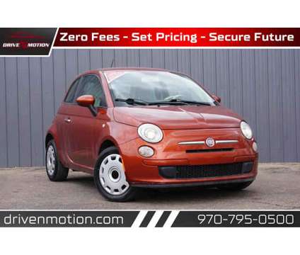 2012 FIAT 500 for sale is a Orange 2012 Fiat 500 Model Car for Sale in Greeley CO