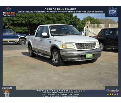 2003 Ford F150 SuperCrew Cab for sale is a White 2003 Ford F-150 SuperCrew Car for Sale in Dallas TX