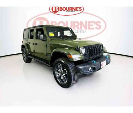 2024UsedJeepUsedWrangler 4xeUsed4x4 is a Green 2024 Jeep Wrangler Car for Sale in South Easton MA