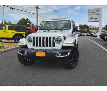 2022UsedJeepUsedWrangler 4xeUsed4x4 is a White 2022 Jeep Wrangler Car for Sale in Lynnfield MA