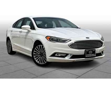 2018UsedFordUsedFusionUsedAWD is a White 2018 Ford Fusion Car for Sale in Houston TX
