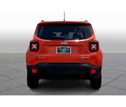 2017UsedJeepUsedRenegadeUsed4x4 is a Orange 2017 Jeep Renegade Car for Sale in Houston TX