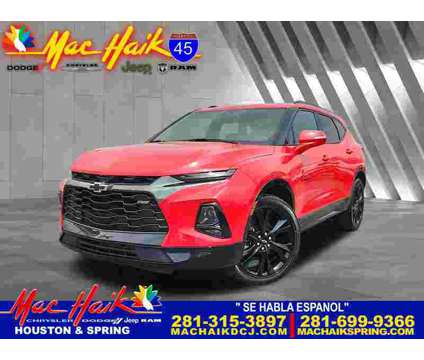 2021UsedChevroletUsedBlazerUsedFWD 4dr is a Red 2021 Chevrolet Blazer Car for Sale in Houston TX