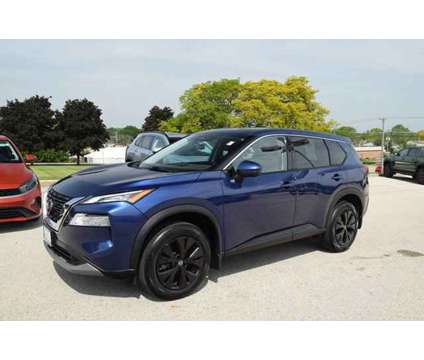 2021 Nissan Rogue SV AWD is a Blue 2021 Nissan Rogue SV Car for Sale in Lombard IL
