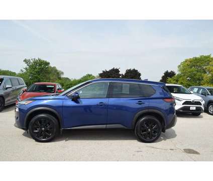 2021 Nissan Rogue SV is a Blue 2021 Nissan Rogue SV Car for Sale in Lombard IL