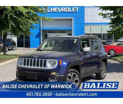 2018 Jeep Renegade Limited is a Blue 2018 Jeep Renegade Limited Car for Sale in Warwick RI