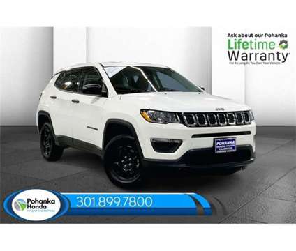 2021 Jeep Compass Sport is a White 2021 Jeep Compass Sport Car for Sale in Capitol Heights MD