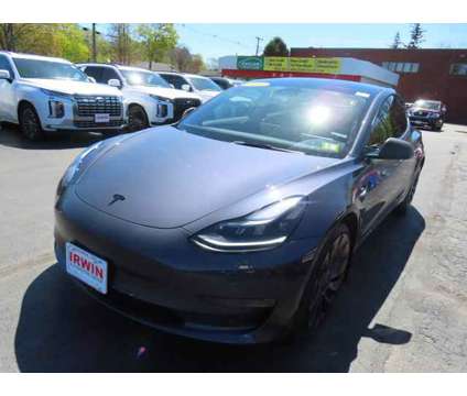 2023 Tesla Model 3 Performance is a Grey 2023 Tesla Model 3 Car for Sale in Laconia NH