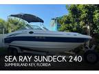 2002 Sea Ray Sundeck 240 Boat for Sale