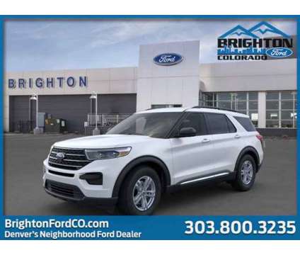 2024 Ford Explorer XLT is a White 2024 Ford Explorer XLT Car for Sale in Brighton CO