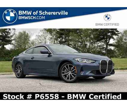 2021 BMW 4 Series 430i xDrive is a Blue 2021 BMW 430 Model i Car for Sale in Schererville IN