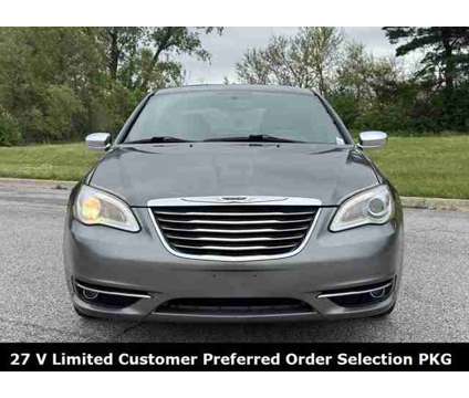2013 Chrysler 200 Limited is a Grey 2013 Chrysler 200 Model Limited Car for Sale in Schererville IN
