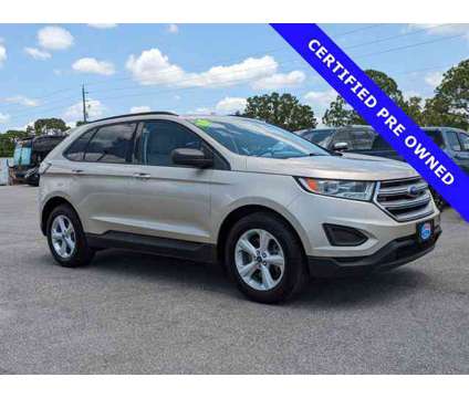 2018 Ford Edge SE is a Gold, White 2018 Ford Edge SE Car for Sale in Sarasota FL