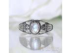Silver Gemstone Ring.