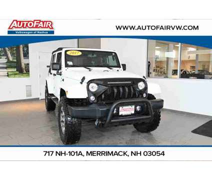 2017 Jeep Wrangler Unlimited Sahara is a White 2017 Jeep Wrangler Unlimited Sahara SUV in Merrimack NH