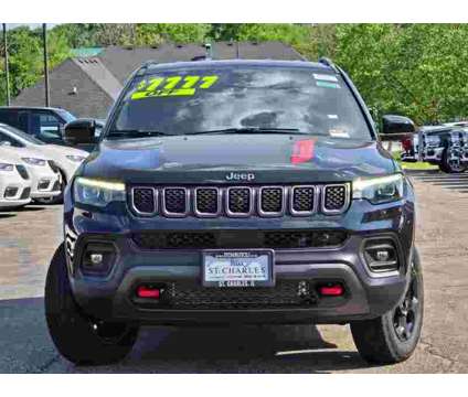 2023 Jeep Compass Trailhawk ELITE GROUP is a Black 2023 Jeep Compass Trailhawk SUV in Saint Charles IL
