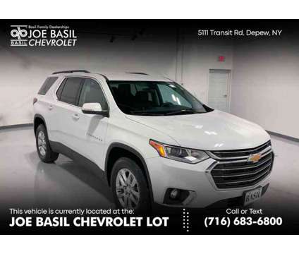 2021 Chevrolet Traverse LT 1LT is a White 2021 Chevrolet Traverse LT SUV in Depew NY