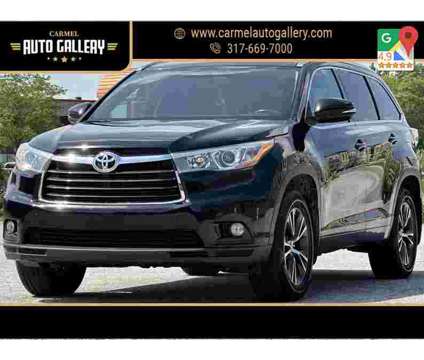 2016 Toyota Highlander XLE V6 is a Black 2016 Toyota Highlander XLE SUV in Carmel IN