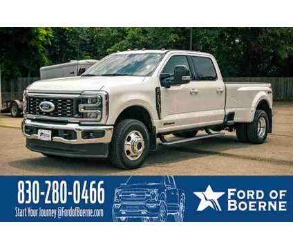 2024 Ford F-350SD Lariat DRW is a White 2024 Ford F-350 Lariat Truck in Boerne TX