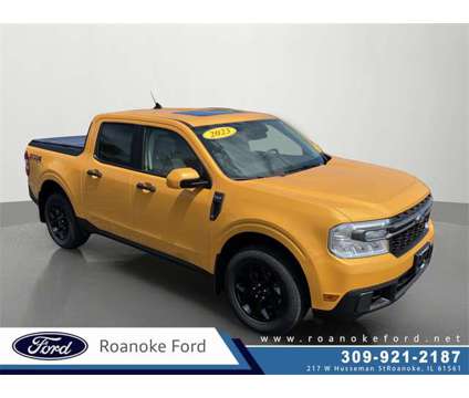 2023 Ford Maverick XLT is a Yellow 2023 Ford Maverick Truck in Roanoke IL