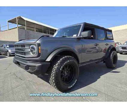 2022 Ford Bronco Base is a Grey 2022 Ford Bronco SUV in Henderson NV