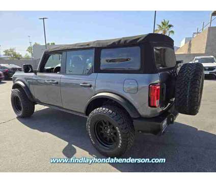 2022 Ford Bronco Base is a Grey 2022 Ford Bronco SUV in Henderson NV