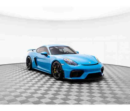 2020 Porsche 718 Cayman GT4 is a Blue 2020 Porsche 718 Cayman Coupe in Barrington IL