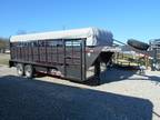 20ft Delta Cattleman Stock Trailer Come check out this sharp trailer!