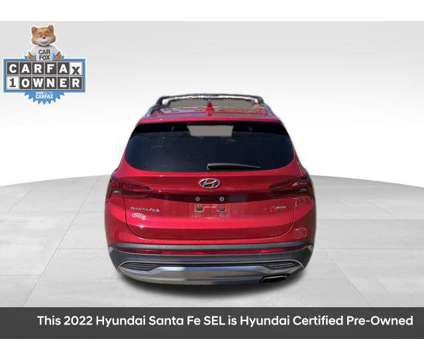 2022 Hyundai Santa Fe SEL is a Red 2022 Hyundai Santa Fe SUV in Northampton MA