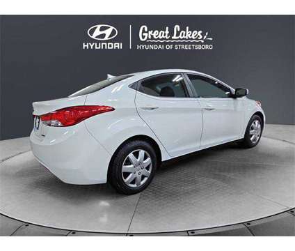 2011 Hyundai Elantra Limited is a White 2011 Hyundai Elantra Limited Sedan in Streetsboro OH