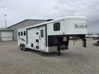 2016 Bison 7308 Trail Hand w/8' SW GN 3 horses