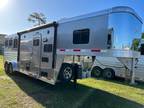 2023 Exiss Trailers 3 horse insulated w/ 8' living quarters 3 horses