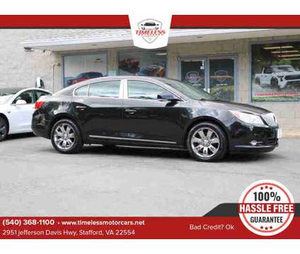 2012 Buick LaCrosse for sale is a Black 2012 Buick LaCrosse Car for Sale in Stafford VA