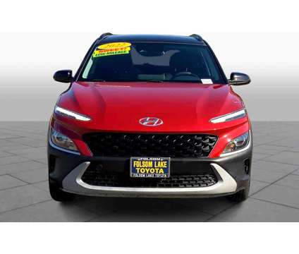 2022UsedHyundaiUsedKonaUsedAuto FWD is a Black, Red 2022 Hyundai Kona Car for Sale in Folsom CA
