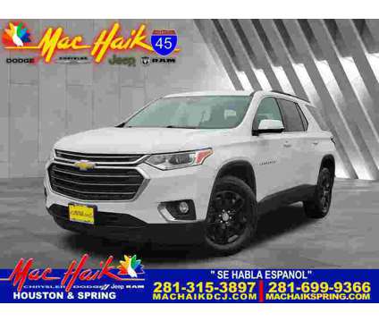 2020UsedChevroletUsedTraverseUsedFWD 4dr is a White 2020 Chevrolet Traverse Car for Sale in Houston TX