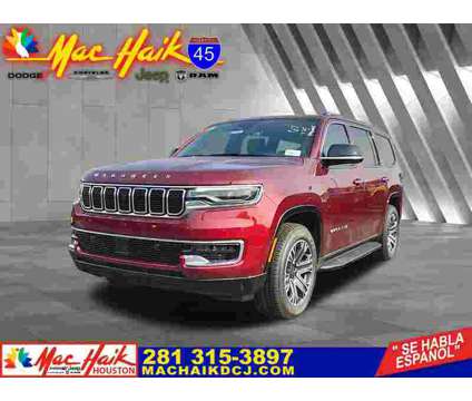 2024NewJeepNewWagoneerNew4x2 is a Red 2024 Jeep Wagoneer Car for Sale in Houston TX