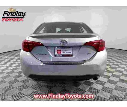 2018UsedToyotaUsedCorolla is a Silver 2018 Toyota Corolla SE Sedan in Henderson NV