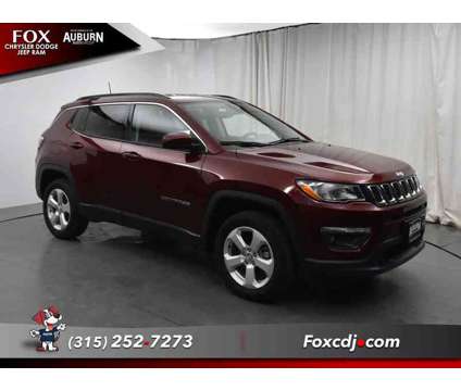 2021UsedJeepUsedCompassUsed4x4 is a Red 2021 Jeep Compass Car for Sale in Auburn NY