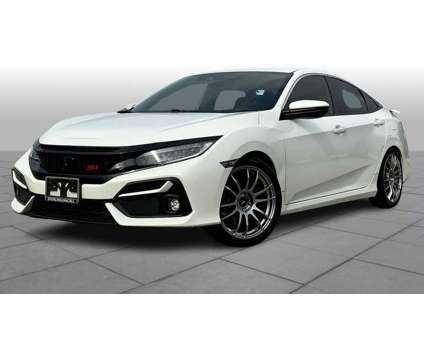 2020UsedHondaUsedCivic SiUsedManual is a Silver, White 2020 Honda Civic Car for Sale in Houston TX