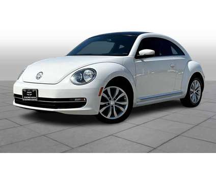 2013UsedVolkswagenUsedBeetleUsed2dr DSG is a White 2013 Volkswagen Beetle Car for Sale in Houston TX