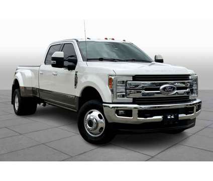 2019UsedFordUsedSuper Duty F-350 DRWUsed4WD Crew Cab 8 Box is a Grey, Silver, White 2019 Car for Sale in Houston TX