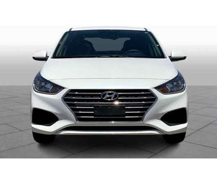 2022UsedHyundaiUsedAccentUsedSedan IVT is a White 2022 Hyundai Accent Car for Sale in Lubbock TX