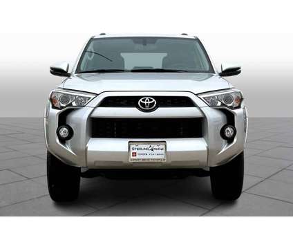 2019UsedToyotaUsed4RunnerUsed4WD (Natl) is a Silver 2019 Toyota 4Runner Car for Sale in Richmond TX