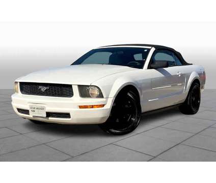 2007UsedFordUsedMustangUsed2dr Conv is a White 2007 Ford Mustang Car for Sale in Lubbock TX