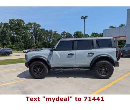 2023 Ford Bronco Wildtrak is a Grey 2023 Ford Bronco Car for Sale in Natchez MS