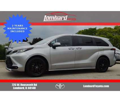 2021 Toyota Sienna LE is a Silver 2021 Toyota Sienna LE Car for Sale in Lombard IL